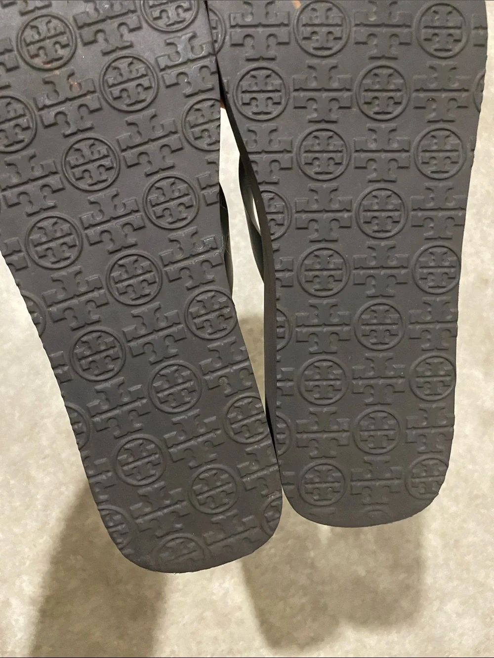 Tory Burch Wedge Platform Thong Sandal Size 8.5